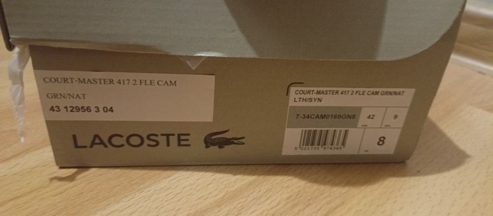 Buty Lacoste noszone 2 razy stan igiełka