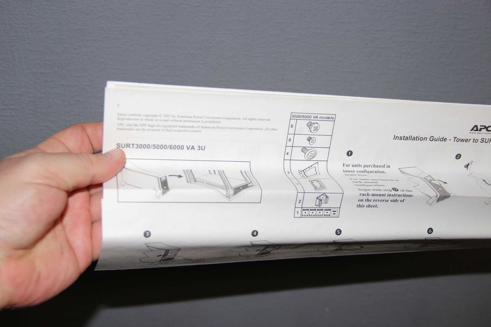 Компл APC Smart-UPS RT 19" SURTRK2 KIT 3000 5000 6000 Rail Kit НОВИЙ