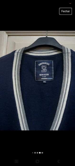 Casaco de malha de homem