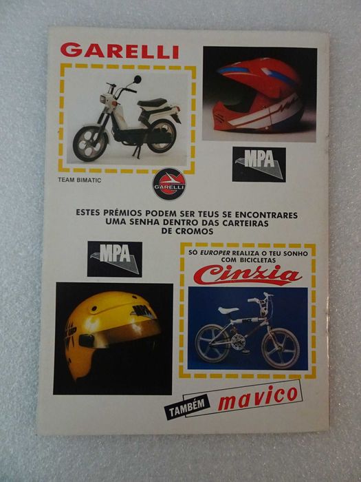 Caderneta de cromos vazia Aventura no Mundo Motorizado - Europer