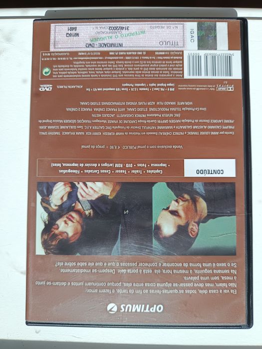 DVD intimidade.   .