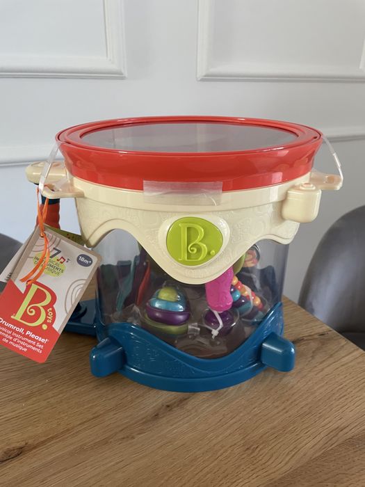 B.toys Drumroll zestaw perkusja 7 instrumentów NOWA