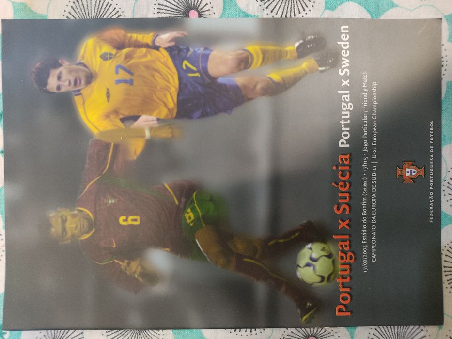 Programa de jogo Portugal suécia- sub-21 2004