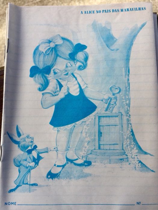 Antigos cadernos escolares