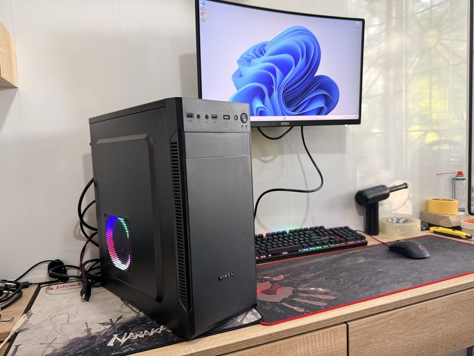 Компьютер ігровий бюджетний Intel i7+16 ddr+ssd 256+AMD RX 470 8 gb