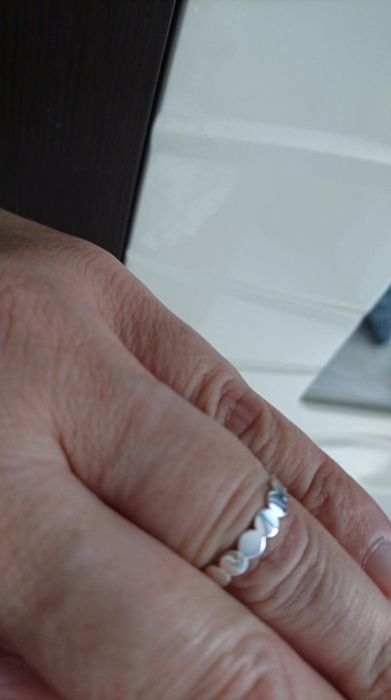 Obrączka srebro próba 925