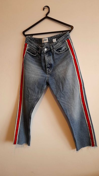 Calça ganga Calça sarja beje Calça azul marinho