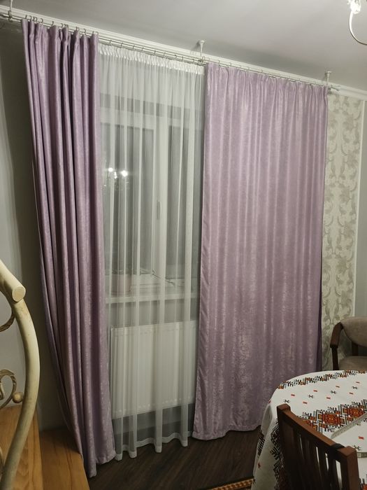 Штори на два вікна