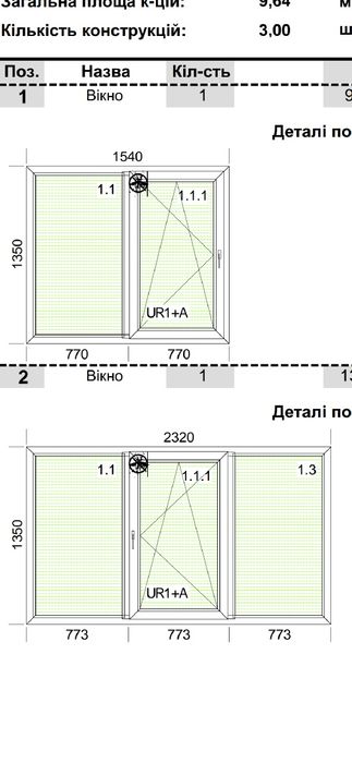Вікна з новобудови