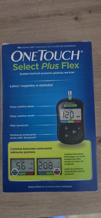Glukometr OneTouch Select Plus Flex – Kompletny Zestaw
