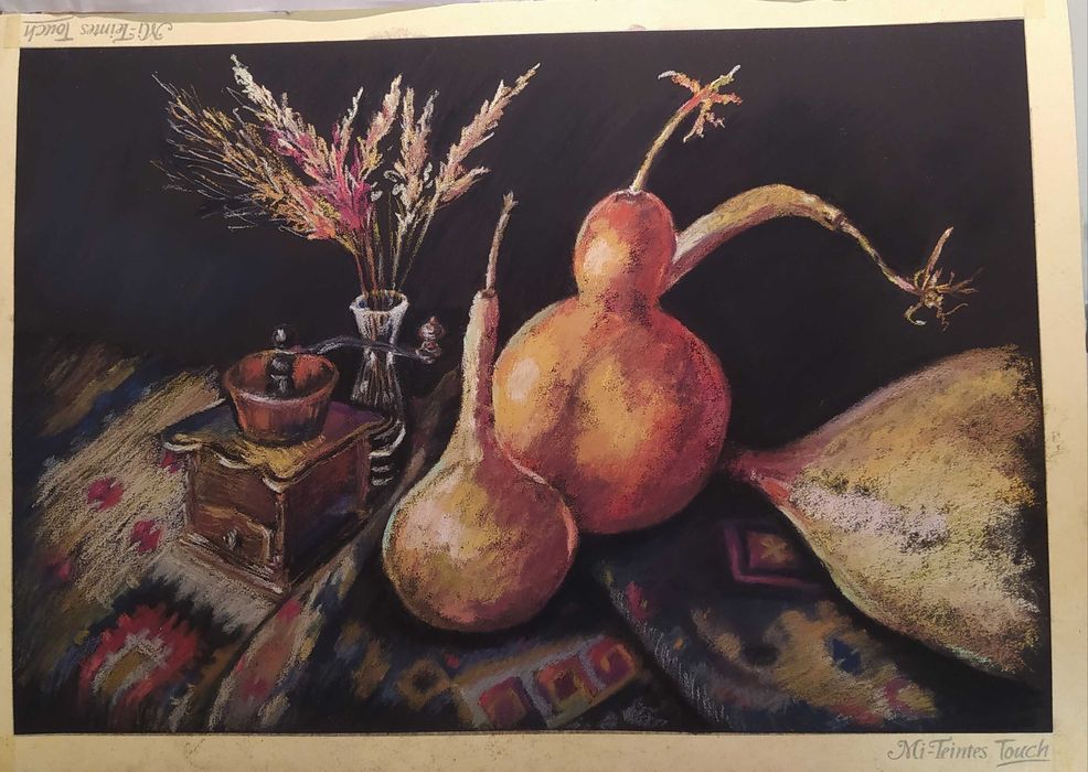 Картина, натюрморт, пастель