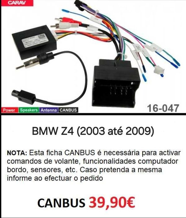 (NOVO) Rádio 2DIN 9" • BMW Z3 / Z4 • (1995 a 2009) • Android GPS E85