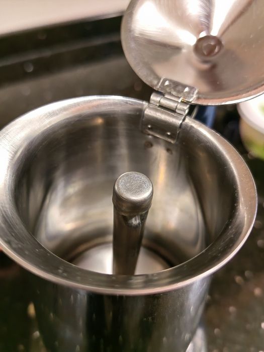 Cafeteira Italiana em aço inoxidável 18/10