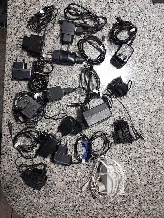 Carregadores de vários tipos