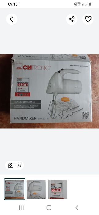 Mikser kuchenny Clatronic Nowy