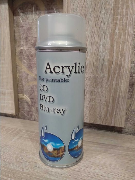 Лак аерозольний акриловий для CD, DVD, Blu-ray