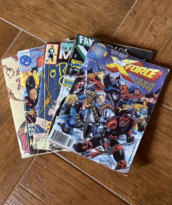 Antigas revistas Marvel
