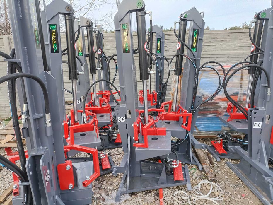 HIT Łuparka hydrauliczna do drewna PIONOWA do ciągnika DEMAROL