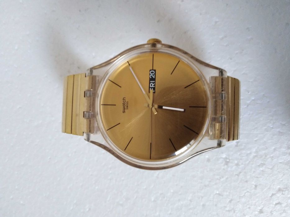 Relógio de pulso Swiss Swatch Dazzling Light SUOK702B