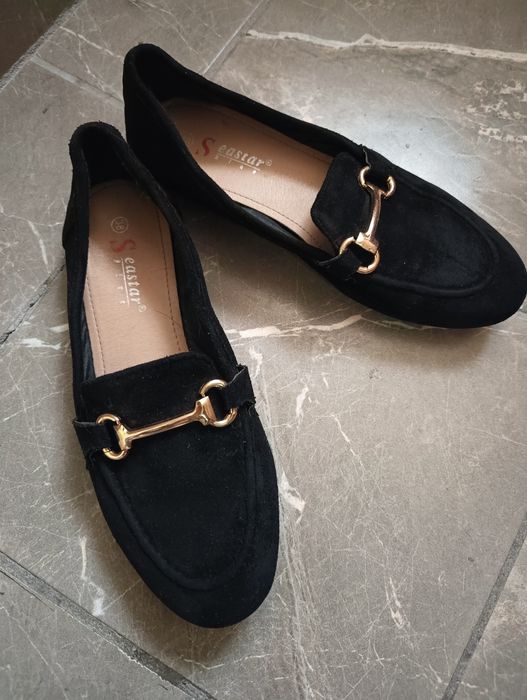 Buty mokasynki czarne