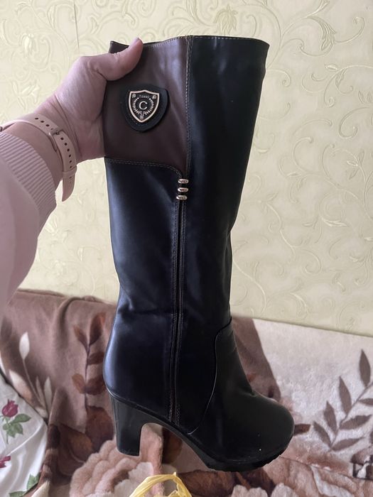 Сапоги високі зимові