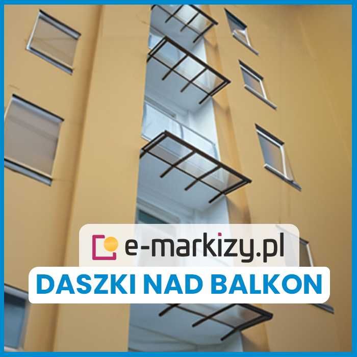 Daszek na balkon zadaszenie balkonu loggia poliwęglan