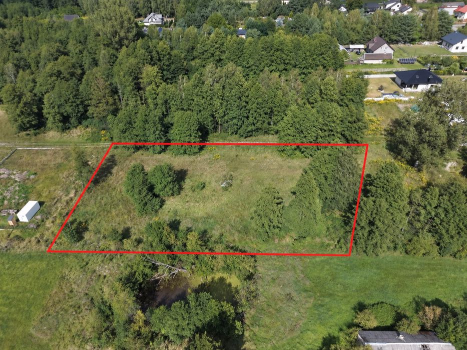 PIĘKNA DZIAŁKA BUDOWLANA 3233M² Z MPZP, z drzewami na działce, regularny ksztalt i potencjał podziału, Radziwiłłów - Więcej