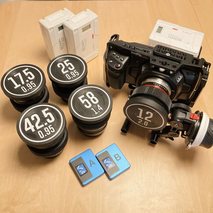Blackmagic Pocket 4K + Voigtlander Nokton