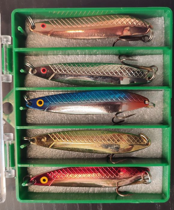 Kolekcjonerskie błystki wahadłowe SHAKESPEARE Slender Bender Lures 18g, 7,4cm prod. ABU