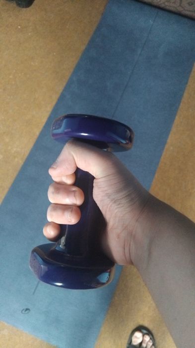2 halteres de 2kg cada