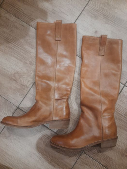 Чоботи шкіряні італійські