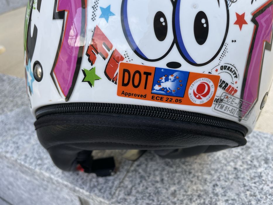 Capacete de mota para criança