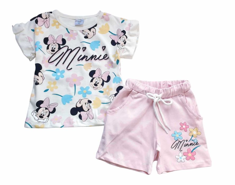 Myszka Minnie nowy letni komplet 122 cm