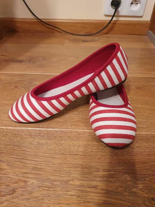Baleriny tekstylne Wólczanka rozmiar 36 zakupione ale nie noszone