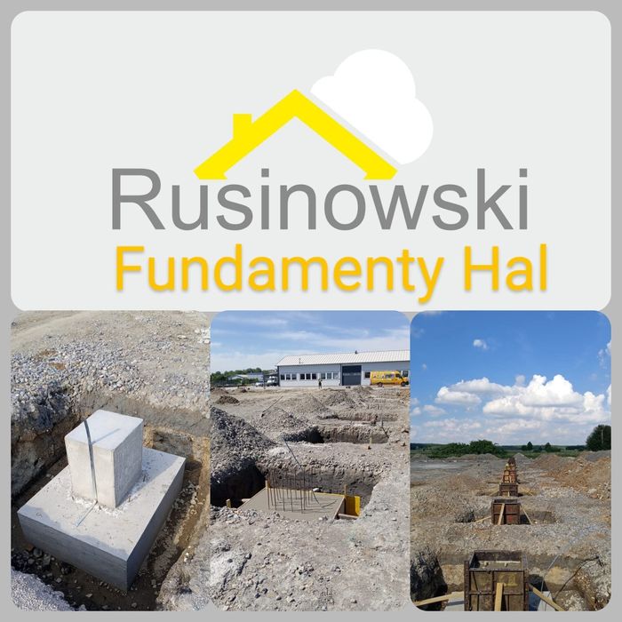 Posadzki przemysłowe RUSINOWSKI Beton Stemplowany Odciskany  fundament