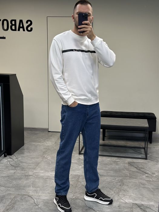 Світшот Hugo Boss чорний і білий