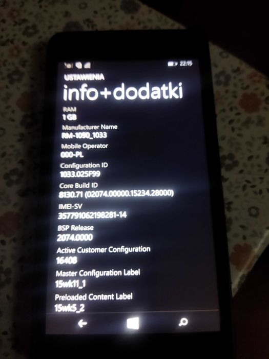 Microsoft Lumia 535 Dual SIM (RM-1090) – Sprawny, Kolekcjonerski / Klasyk