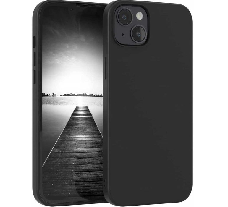 EAZY CASE - Silikonowe etui na iPhone 14 Plus Case 6,7” Czarne
