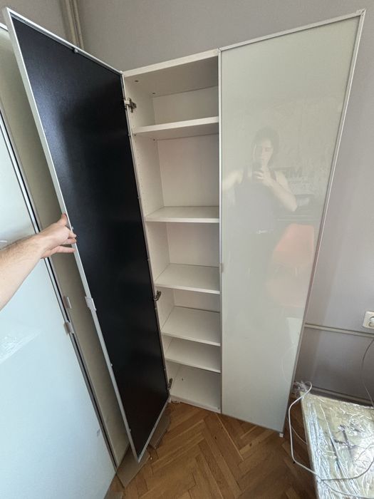 Regał Ikea billy hogbo szklany
