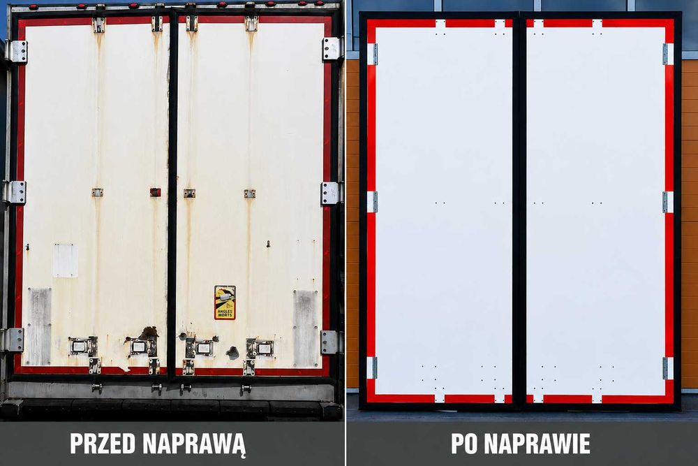 Naprawa drzwi chłodni/naczepy POZNAŃ