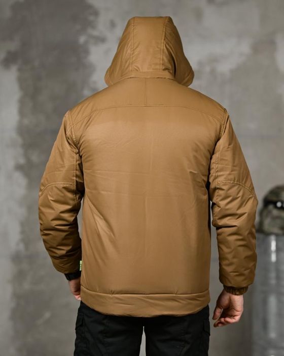 Куртка койот, черныя зимняя мужская 7.62, зимняя тактическая куртка