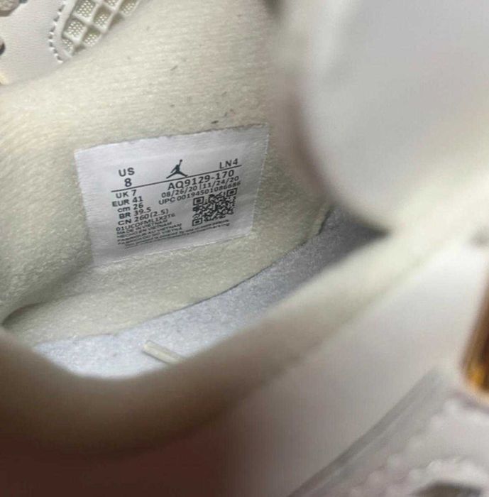 Air jordan 4 biale damskie nowe obuwie za kostkę jordany 4 white