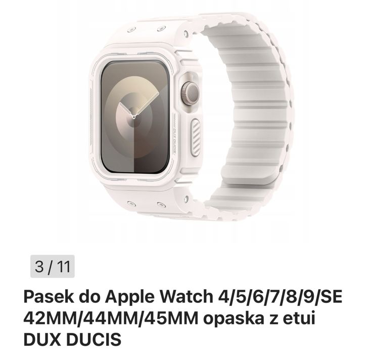 Apple etui + pasek do Apple Watch 4/5/6/7/8/9/SE 44mm/45mm DUX DUCIS