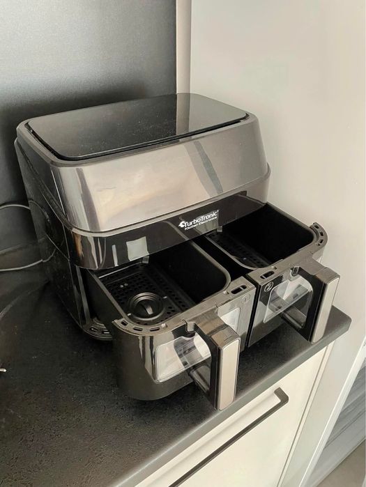 FRYTOWNICA beztłuszczowa 2 komorowa 1600W  TURBOTRONIC
