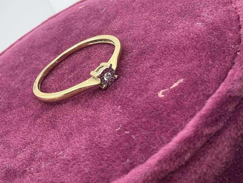 Złoty pierścionek 585 / Nowy Lombard / Katowice