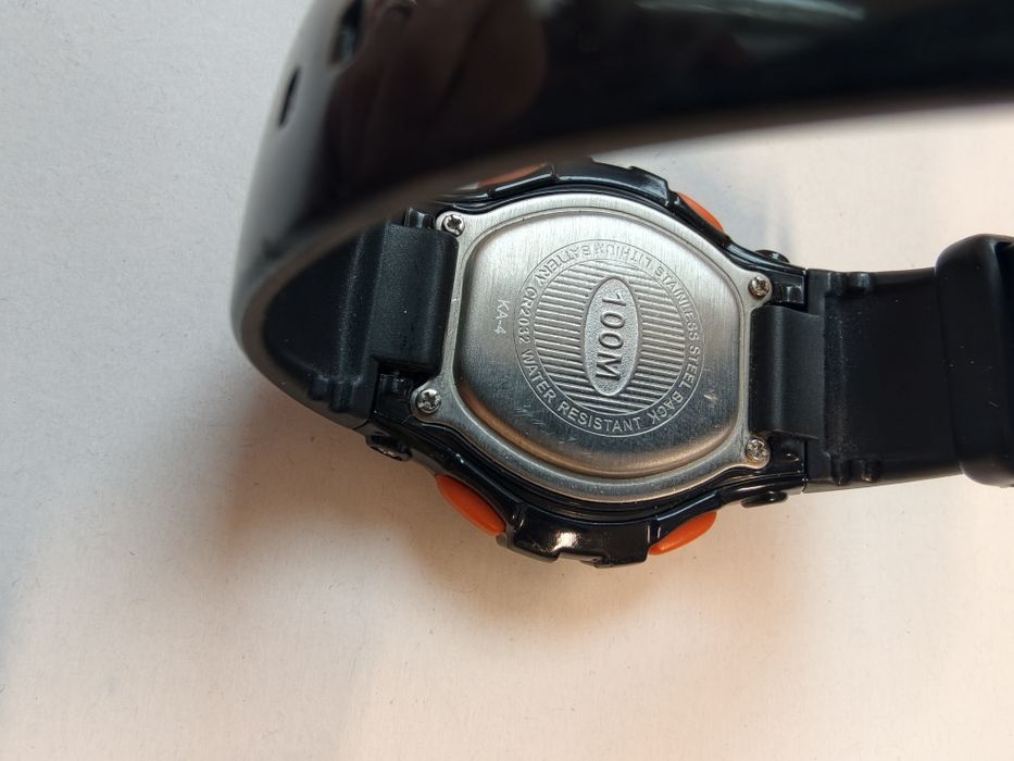 Zegarek dziecięcy Xonix KA-4 czarno pomarańczowy