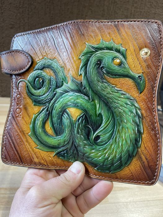 Жіночий шкіряний гаманець,ручна робота,натуральна шкіра, подарунок