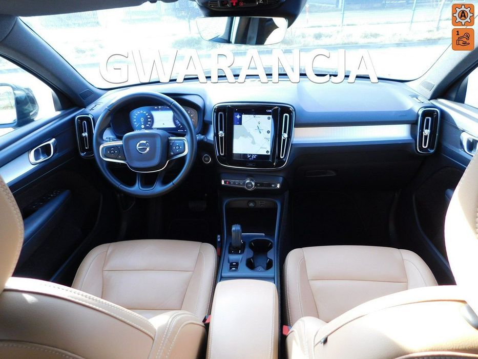Volvo XC 40 z Gwarancją Bezwypadkowy Beżowa Skóra