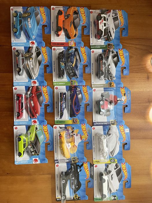 NOVOS: Carros Hotwheels Coleção Honda, Porsche e outros