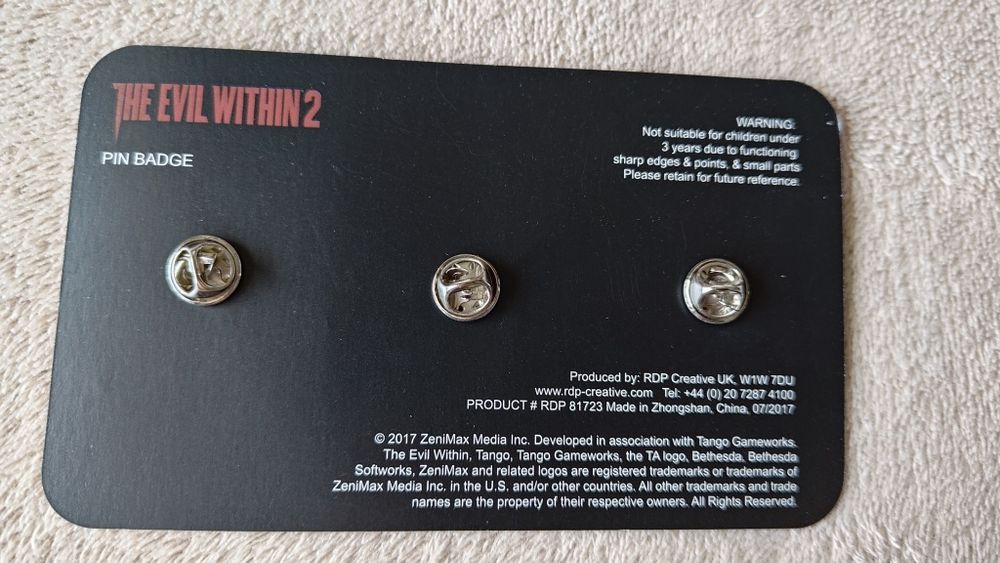 Pins The Evil Within 2 - Merchandising oficial